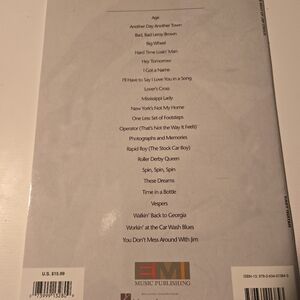 EMI Music Publishing Song List Back Cover - White/Grey Sold